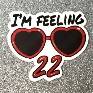 10/$10 RED Taylor Swift Waterproof Sticker 22